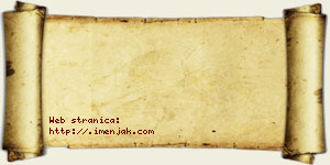 Olivera Pejaković vizit kartica